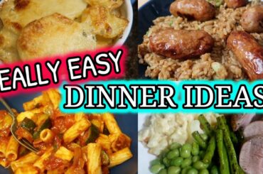 SIMPLE DINNER IDEAS ~ MEALS OF THE WEEK