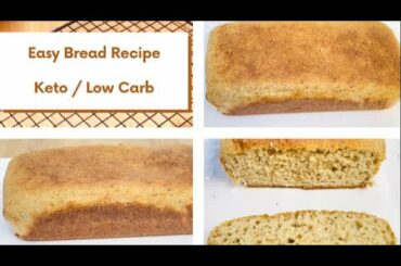 Keto Bread Recipe || Easy Keto Bread || Fluffy Low Carb Bread || Keto Bread without Cream Cheese