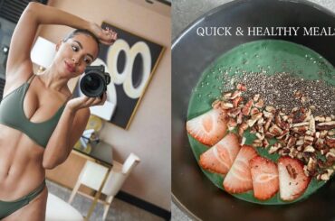 REALISTIC WHAT I EAT IN A DAY | HEALTHY MEALS