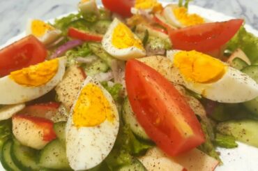 Weight Loss Egg Salad Recipe - High Protein Lunch Salad recipe