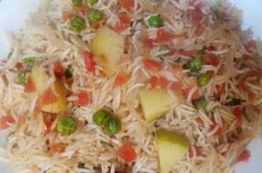 vegetable rice/Quick, easy, delicious and healthy lunch time recipe