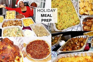 HOLIDAY MEAL PREP IDEAS : PERFECT THANKSGIVING RECIPES & FAMILY MEAL IDEAS | OMABELLETV