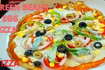 Green Beans & Egg Pizza | Healthy Recipes | Simple Less ingredient Recipes  | Spicy Toasted