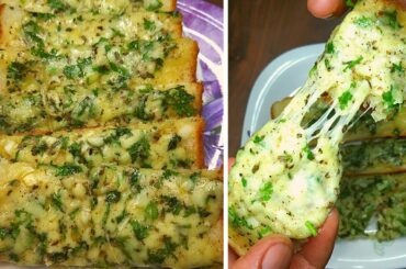 Cheese Garlic Toast Recipe | Cheese Garlic Breadsticks | Healthy Breakfast Toast Recipe | #Shorts