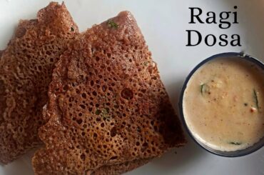 Instant Ragi Dosa Recipe | Finger Millet Dosa | Healthy & Easy Breakfast Recipe #shorts