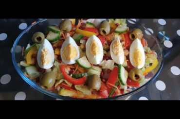 Healthy salad recipe.    #healthysalad #howtomakesalad