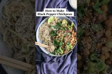 Black Pepper Chickpeas | Garlic Head Recipes