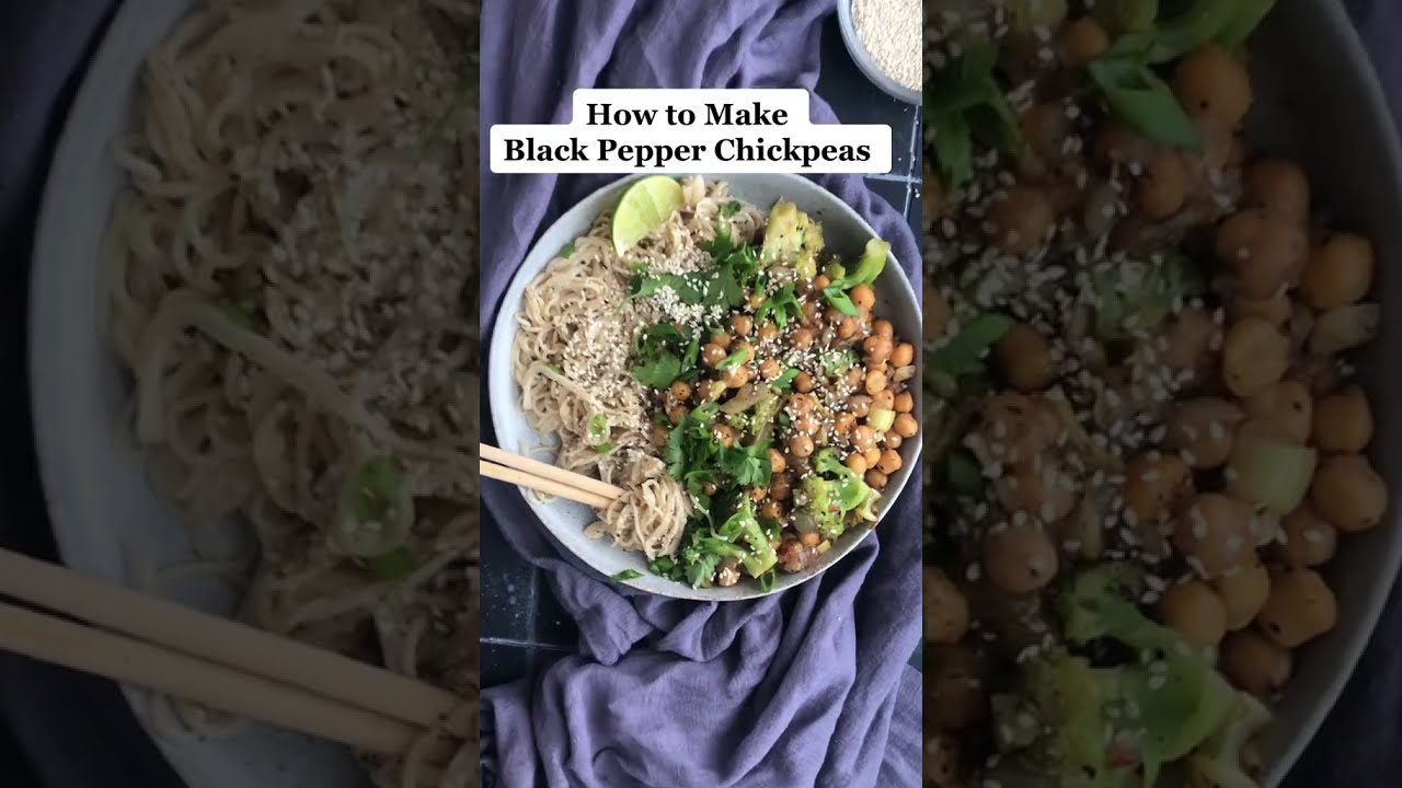 Black Pepper Chickpeas | Garlic Head Recipes Black Pepper Chickpeas | Garlic Head Recipes