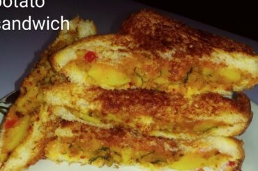 potato  sandwich recipe... healthy and tasty for everyone#sandwichrecipe #shorts#youtubeshorts#