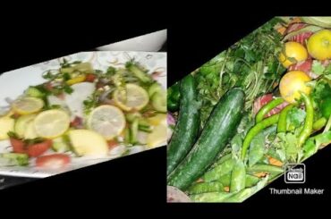 Healthy salad recipe | green salad delicious recipe | ##foziacookingwithvlog