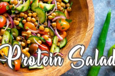 Protein salad, Recipes for weight loss, chickpeas !