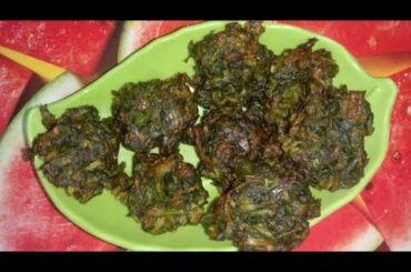 Crispy Palang Pakora || Spinach Pakora Recipe || Healthy Snacks Indian Recipe || Cooking With Care