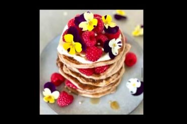 Gluten Free Pancakes Recipe. Heathy Pancakes. Healthy Breakfast Recipe. Healthy Breakfast Ideas