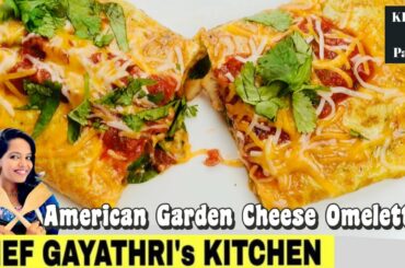 Vegetable Omelette Recipe in Tamil | American Omelette | Healthy Breakfast Recipe in Tamil | #keto