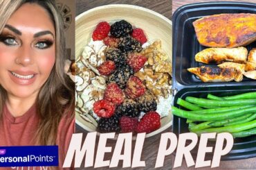 LOW POINT & EASY WW MEAL PREP FOR WEIGHT LOSS -SMOKY CHICKEN & SWEET POTATOES & PROTEIN JELLO MOUSSE