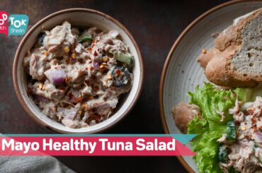 No Mayonnaise Healthy Tuna Salad | Simple Canned Tuna Salad | No Mayo Easy Tuna Salad Recipe