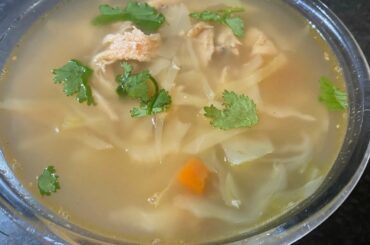 Chicken And Cabbage Soup For Weight Loss ||  Fast Weight Loss Soup || Healthy Lunch Ideas