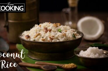 Coconut Rice | Nariyal Chawal | Variety Rice Recipes | Lunch Recipes