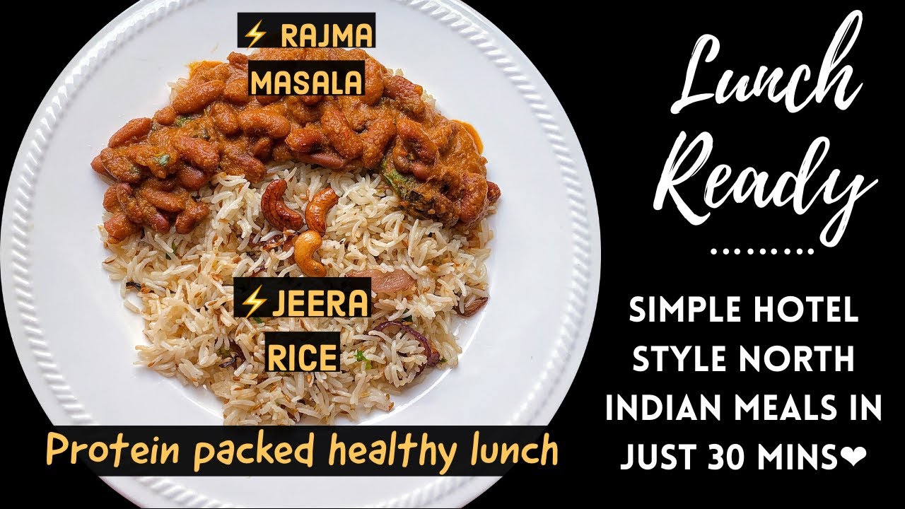 LUNCH READY: Protein Rich Healthy Lunch |Jeera Rice | Rajma Masala | Punjab Rajma Chawal Tamil LUNCH READY: Protein Rich Healthy Lunch |Jeera Rice | Rajma Masala | Punjab Rajma Chawal Tamil