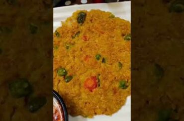 Oats chilla for weight loss || healthy breakfast recipe #shorts #youtubeshorts #tastyattack