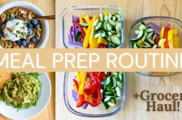 Easy Meal Prep Routine with Healthy Recipes + Grocery Haul