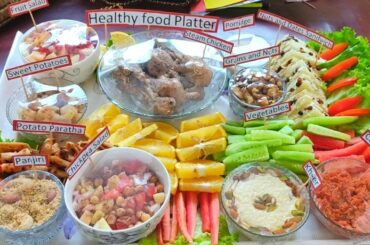 Healthy Food Platter| How to create a Healthy Food Platter|What Is A Healthy Food Plate HAFA Kitchen