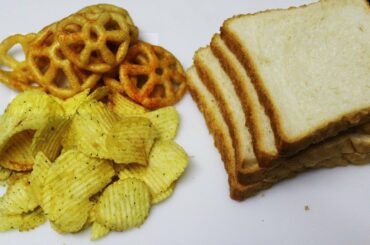 3 Min super tasty Bread Breakfast recipe with chips | healthy breakfast recipes