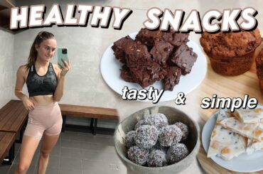 4 Healthy Snack Recipes : Easy to Make, Cheap & Tasty!! (no sugar + high protein)