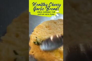 You Must Try This Healthy Cheesy Garlic Bread! | Keto Diet Recipes #shorts