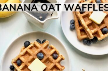 BEST Gluten-free Waffle Recipe with Banana + Oats (Gluten-free) | Nkechi Ajaeroh