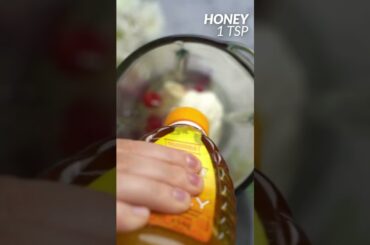 Low Calorie Raspberry Smoothie #shorts