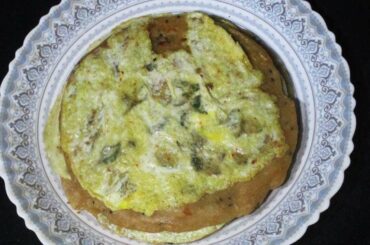 Tortilla on Egg/Tortilla on Omelette/Dinner Recipe/Bread Recipe/Tortilla Recipe/Breakfast  food 1017