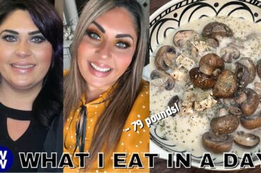 WHAT I EAT IN A DAY ON WW TO LOSE WEIGHT - CREAMY CHICKEN & MUSHROOM SOUP - HEALTHY MEALS!!