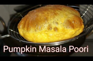 Tasty Pumpkin Recipe||Masala poori||Healthy Lunch box Recipe||Immunity Booster Yellow Pumpkin Recipe