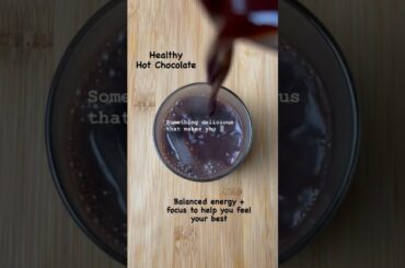 Healthy Hot Chocolate that helps you focus #shorts