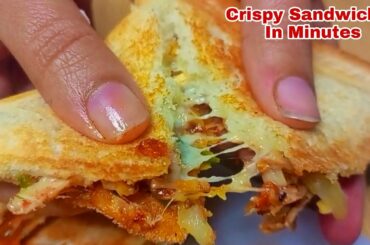 Crispy Sandwiches In Minutes | Chilli Sandwich Recipe| Best Veg Sandwich Recipe