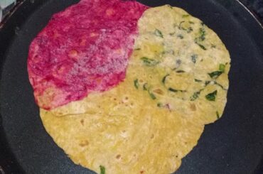 TRICOLOUR CHAPATHI!!!!/Healthy breakfast recipe!!!!