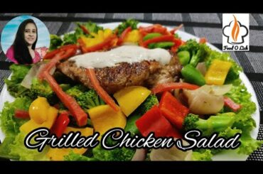 Grilled Chicken Salad /Chicken Salad /Healthy Salad Recipe/Weight loss Recipe /Protein salad recipes