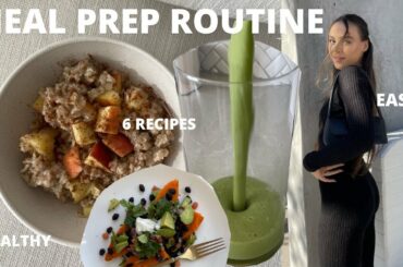 MY MEAL PREP ROUTINE: 6 HEALTHY + SIMPLE RECIPES (tips to reach your goals in 2022)