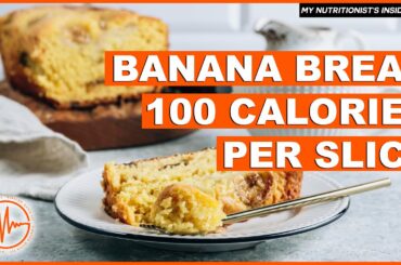 EASY, Healthy, LOW CALORIE, Mouth Watering BANANA BREAD Recipe #bananabreadrecipe