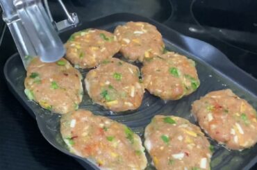 Keto Minced Chicken Patties/Best Juicy Patties/Healthy Recipes@KetoXOXO