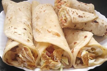 Simple Chicken Roll Recipe | Chicken Frankie | Chicken Wrap | Healthy Snack Recipe