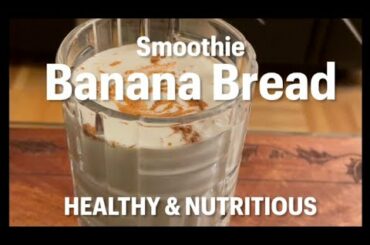 Best Banana Bread Smoothie | Vitamix Protein Shake | Healthy Breakfast Recipe #Shorts #Youtubeshorts
