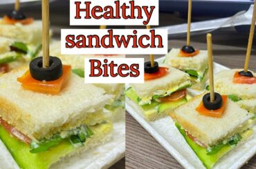 Healthy Sandwich Bites/Weightloss Friendly Snacks/Mini Sandwich/Zara Food Secrets