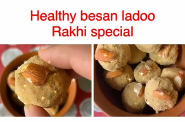 Besan ladoo recipe|Protein ladoo recipe| weight loss recipes|Healthy ladoo|  #gendaphool #weightloss