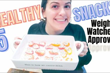 5 EASY & HEALTHY SNACKS FOR WEIGHT LOSS | LOW CARB ON A BUDGET | WEIGHT WATCHER RECIPES
