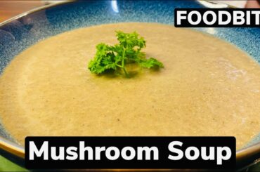 Creamy Mushroom Soup | Healthy Low Calories |  Good diet version
