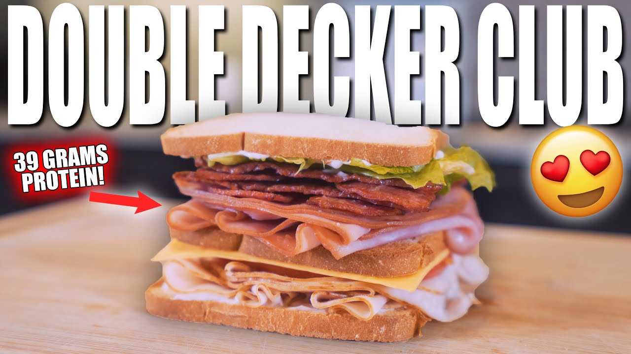 ANABOLIC DOUBLE DECKER CLUB | Easy High Protein Grab & Go Lunch Sandwich ANABOLIC DOUBLE DECKER CLUB | Easy High Protein Grab & Go Lunch Sandwich