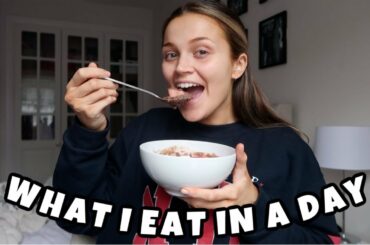 WHAT I EAT IN A DAY | HEALTHY MEAL IDEAS AND FOOD HAUL