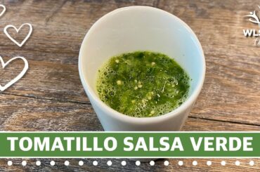 Tomatillo Salsa Verde a healthy, low calorie dip/seasoning. Great for life after weight loss surgery